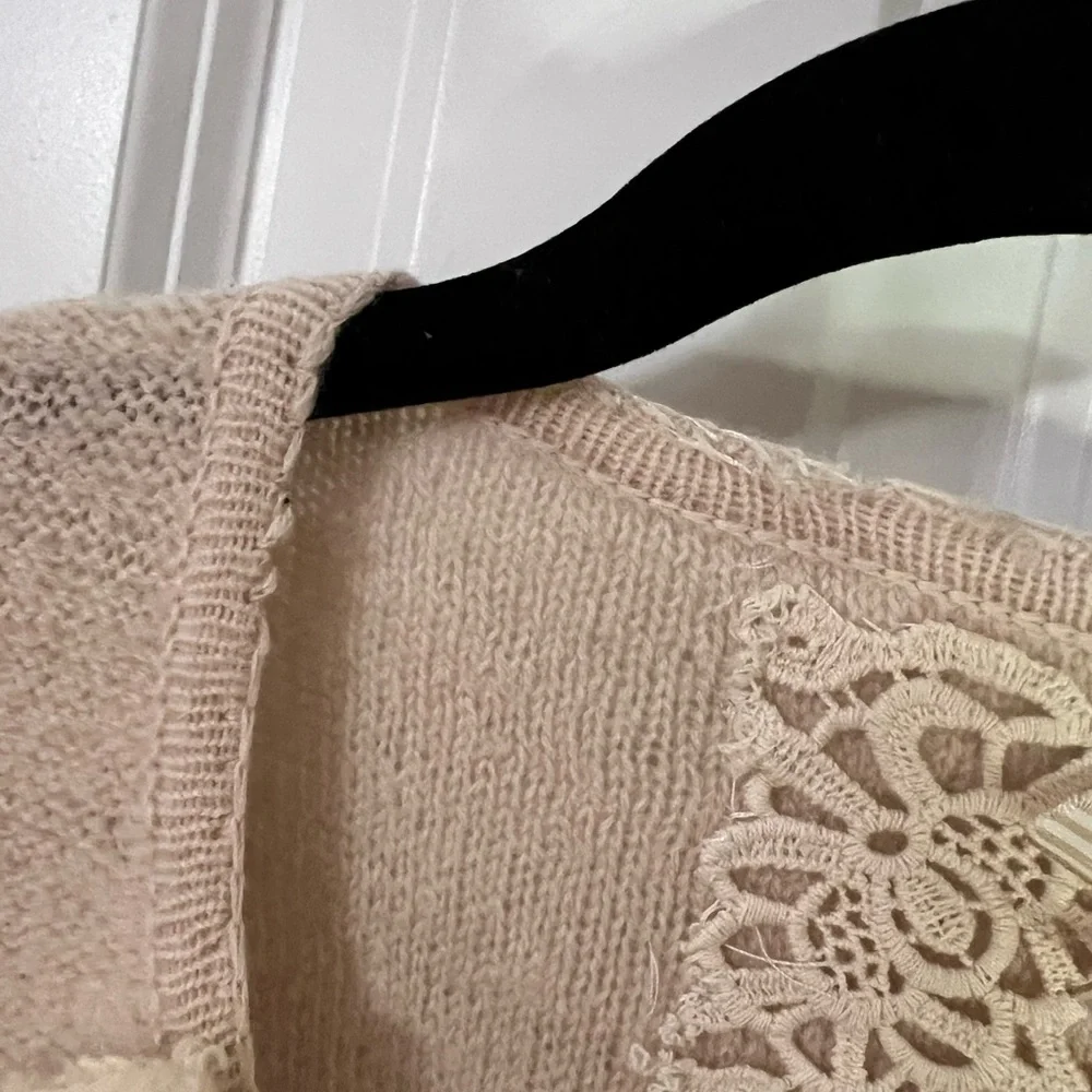 Anthropologie Archival Collection Ou Lin - Corsage Parisian Floral Wool Sweater - Picture 5 of 6